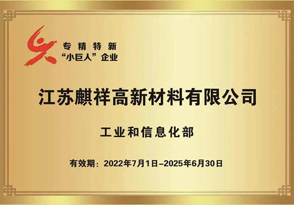 專精特新“小巨人”企業